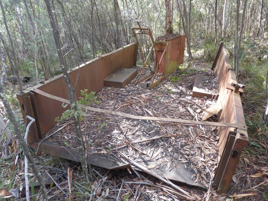 Old machinery found near Honeysuckle Creek Tracking Station. Picture: David Wardle