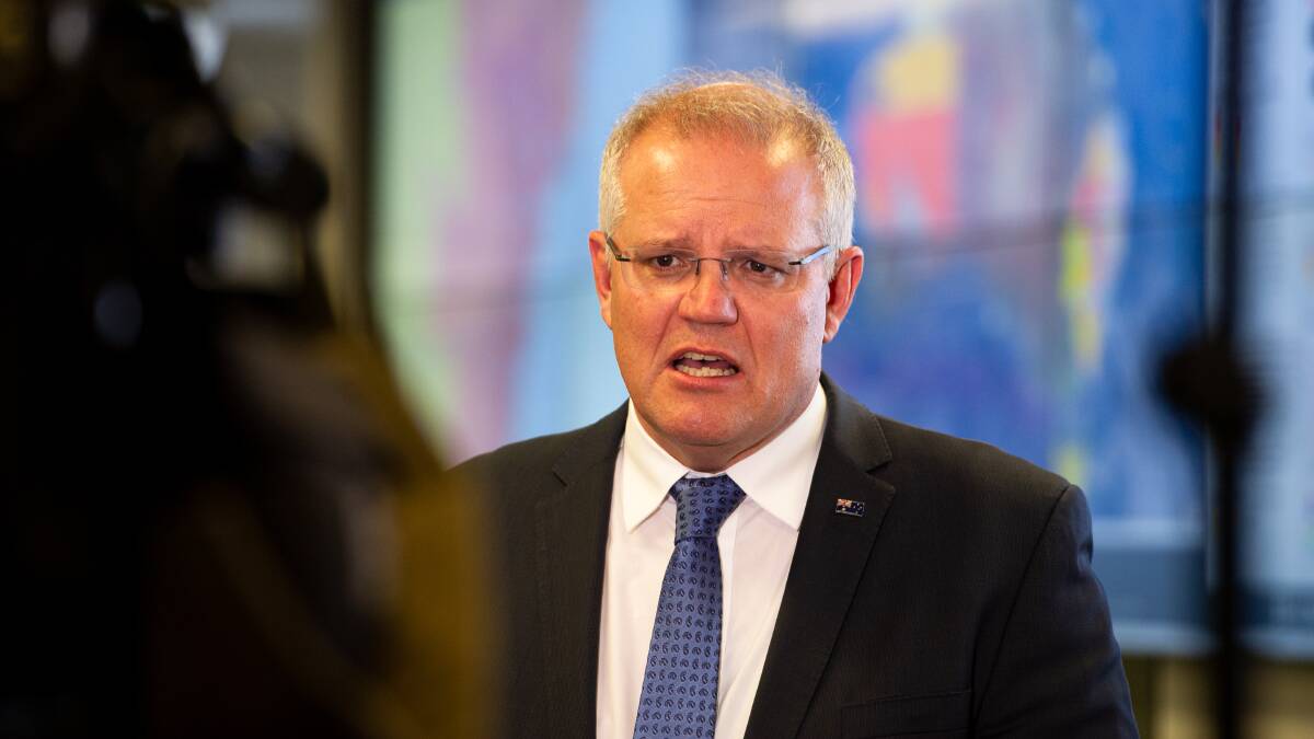 Morrison this week delivered to an audience of big business what was described as his most important speech for the rest of the year. Picture: Elesa Kurtz