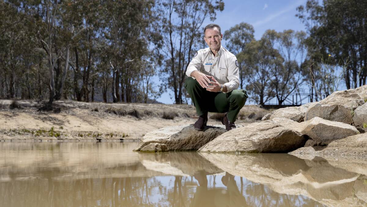 ACT Parks and Conservation Service regional manager Brett McNamara, who says his passion for nature was partially inspired by the work of Sir David Attenborough. Picture: Sitthixay Ditthavong