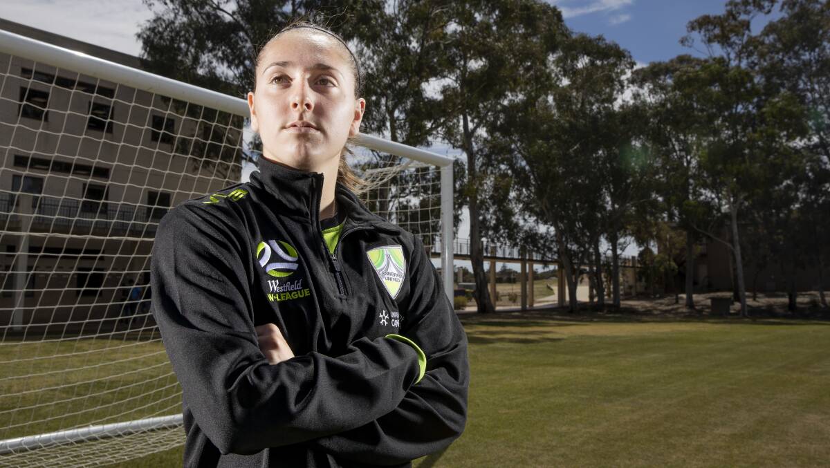 Canberra United's Karly Roestbakken has finalised a deal to join Norwegian club LSK Kvinner. Picture: Sitthixay Ditthavong