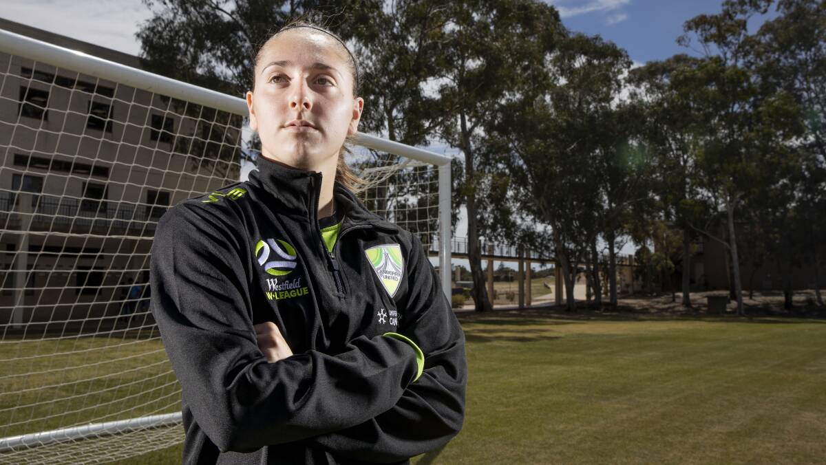 Canberra's Karly Roestbakken will make her Toppserien debut on Saturday morning. Picture: Sitthixay Ditthavong