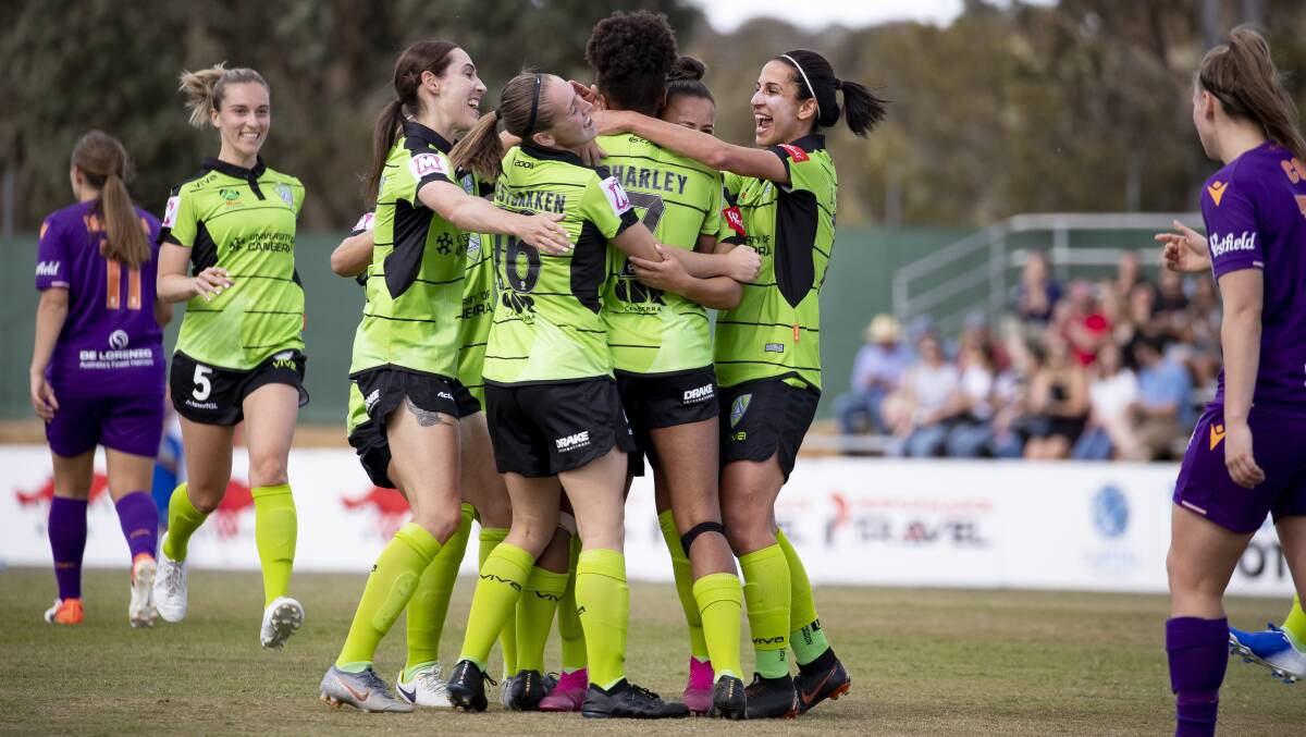 Could Canberra United be aligned with a men's team in the near future? Picture: Sitthixay Ditthavong