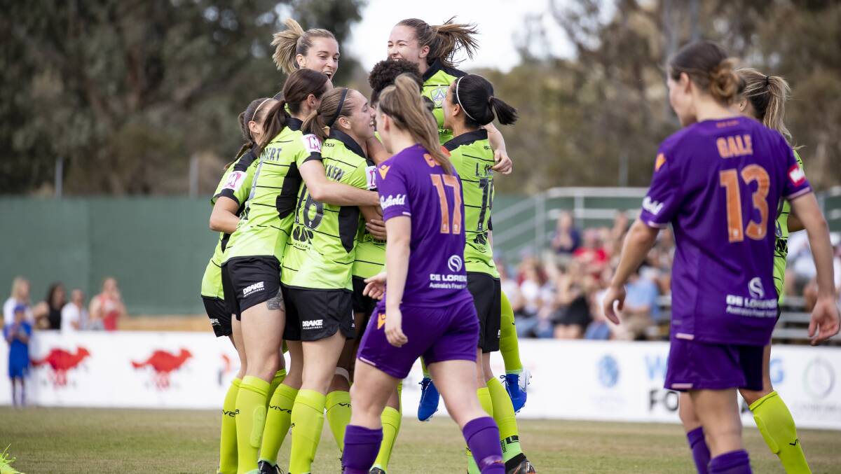 Canberra United will launch its W-League season against Perth Glory. Picture: Sitthixay Ditthavong