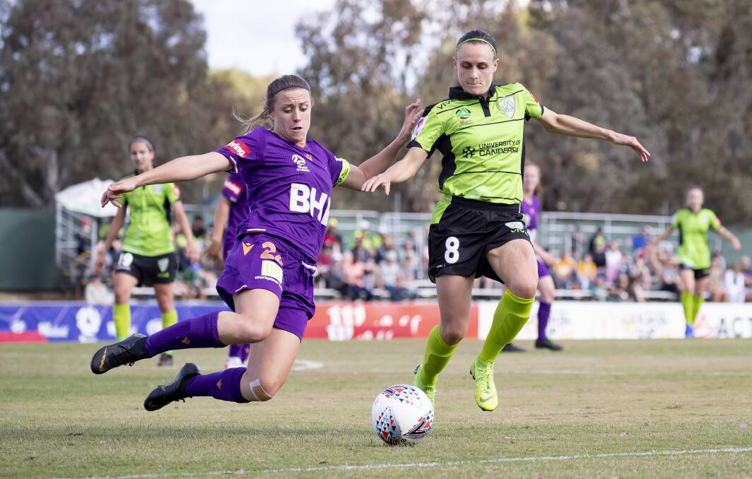 Olivia Price and Canberra United are set to play a new-look Perth Glory this week. Picture: Sitthixay Ditthavong