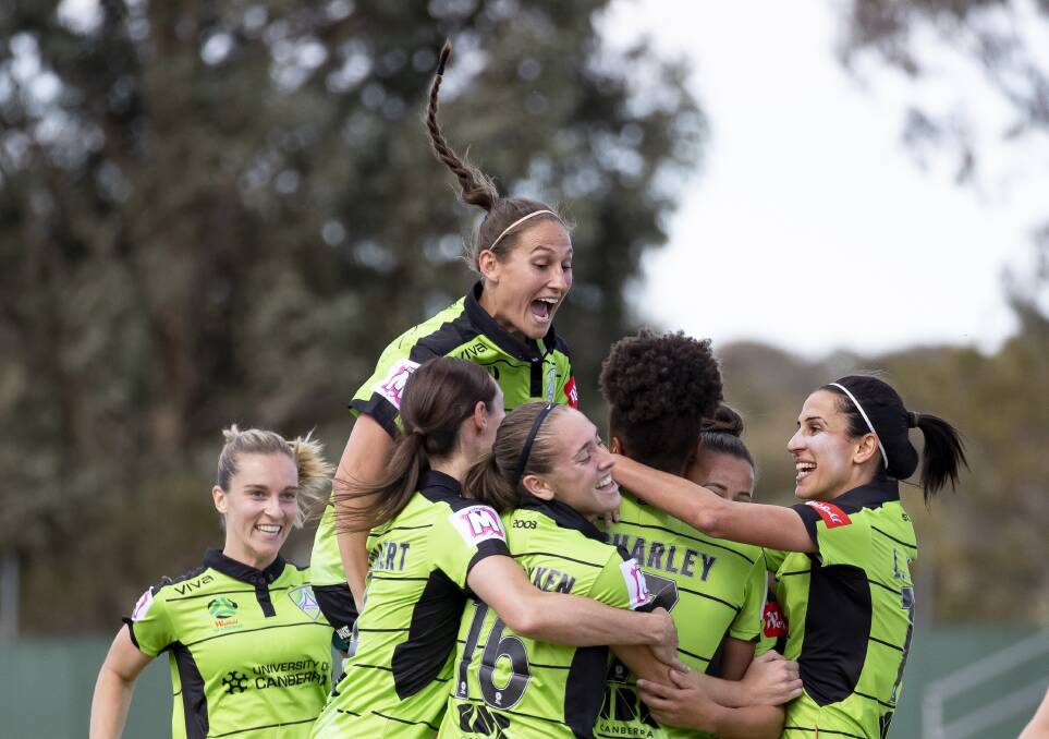 Canberra United has the biggest membership base of all teams in the W-League. Picture: Sitthixay Ditthavong