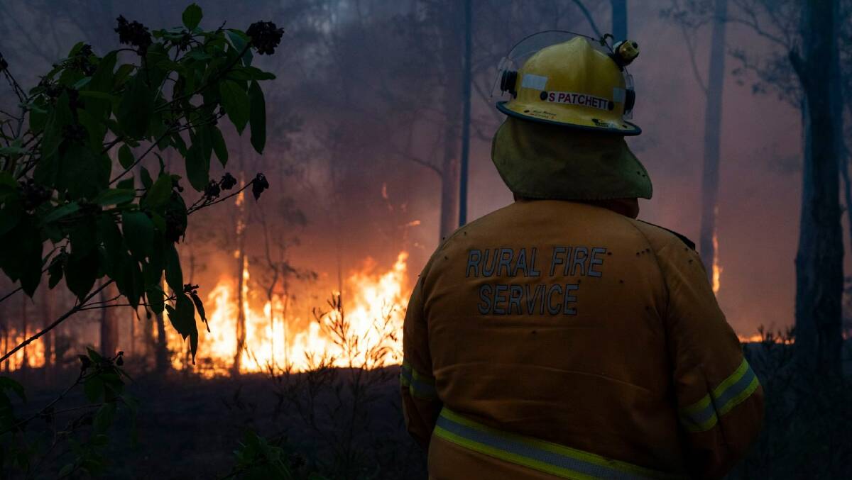 There is a "severe" fire danger rating in the ACT for Thursday. Picture: QFES - Facebook.