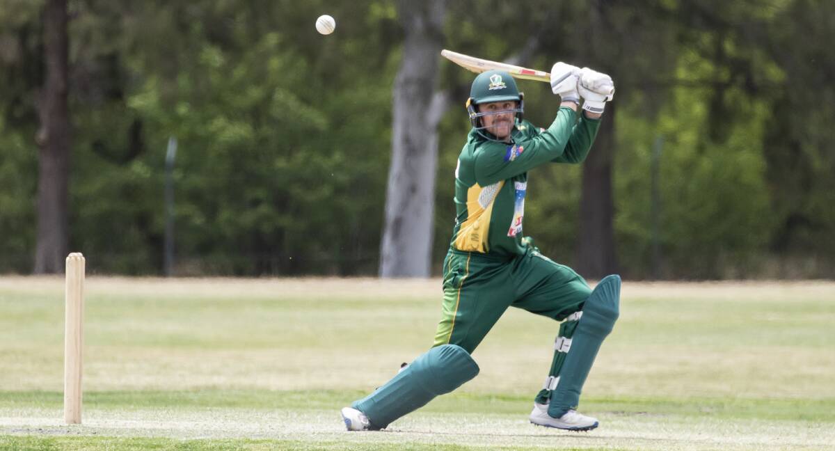 Weston Creek Molonglo batsman Sam Taylor has set his sights on grand final glory. Picture: Sitthixay Ditthavong