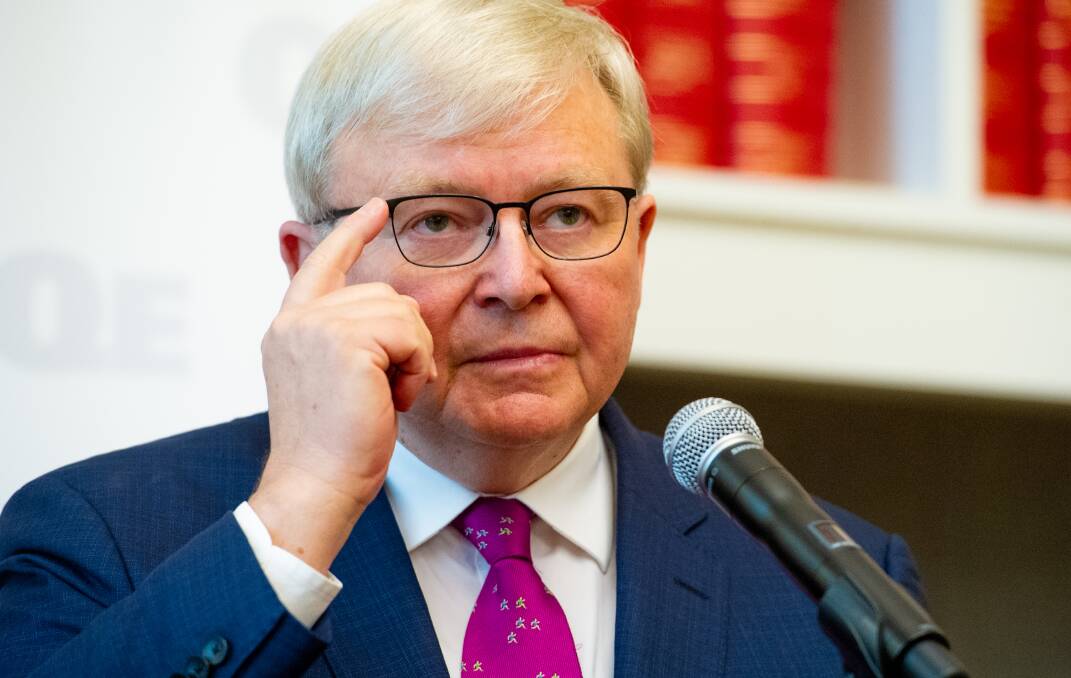 Kevin Rudd made climate change a strong campaign message in 2007. Picture: Elesa Kurtz