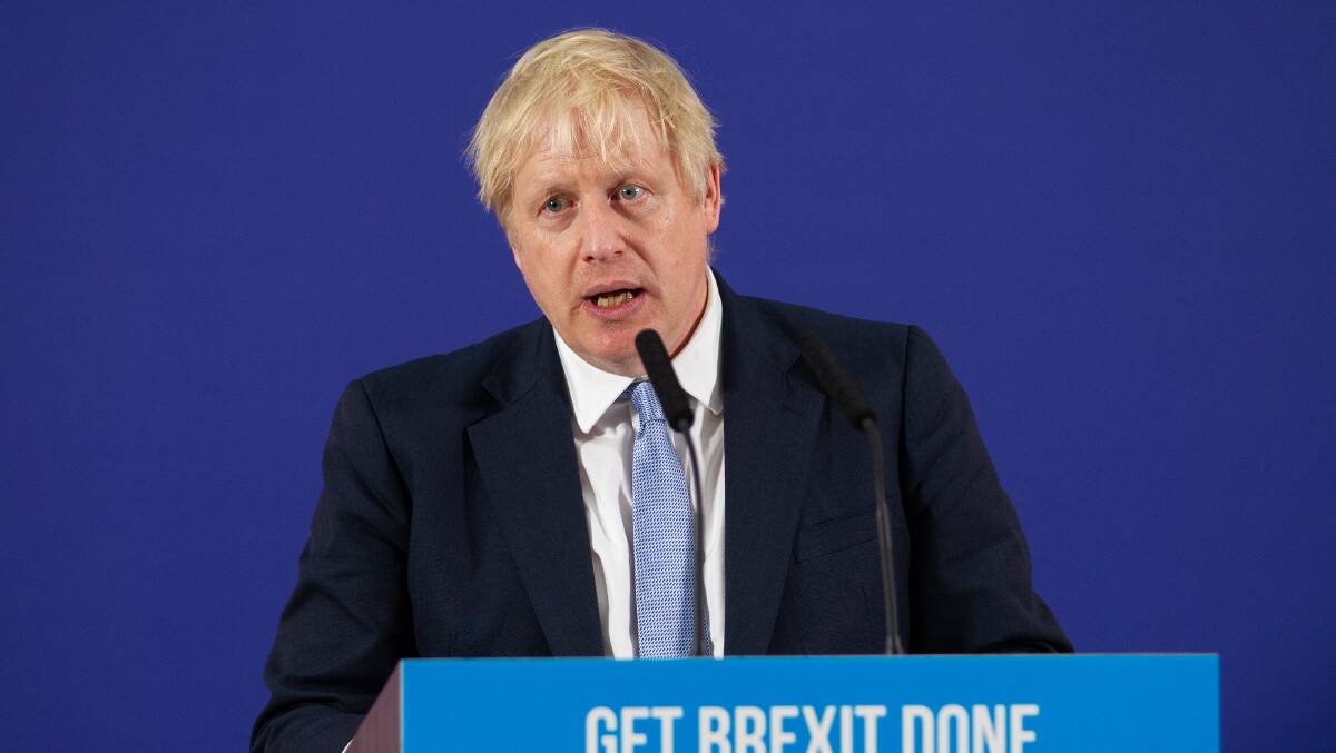 Grotesque shadow? Prime Minister Boris Johnson. Picture: Getty Images