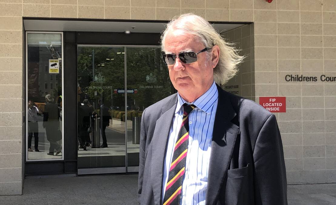 Former intelligence official Roger Uren, charged with 29 breaches of secrecy laws, leaving the ACT Magistrates Court on Thursday. Picture: Elliot Williams