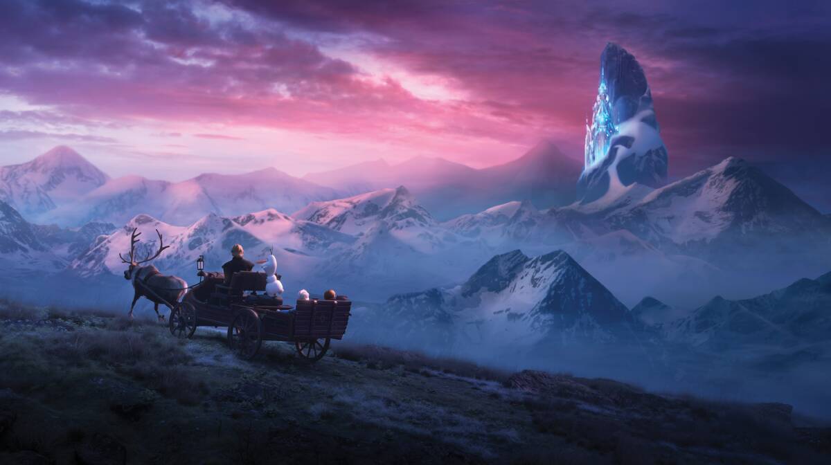  Elsa, Anna, Kristoff, Olaf and Sven set off in Frozen 2. Picture: Disney
