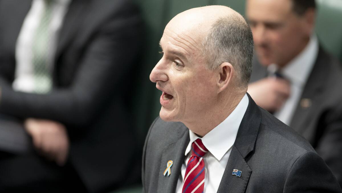 Minister for the National Disability Insurance Scheme Stuart Robert. Picture: Sitthixay Ditthavong
