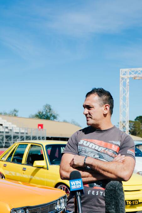 Summernats co-owner Andy Lopez at the launch of Summernats last year. Picture: Jamila Toderas