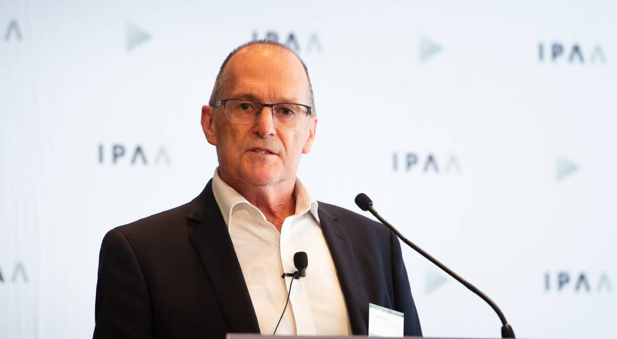 Department of Prime Minister and Cabinet secretary Philip Gaetjens delivered his end of year address to the APS on Tuesday. Picture: Elesa Kurtz