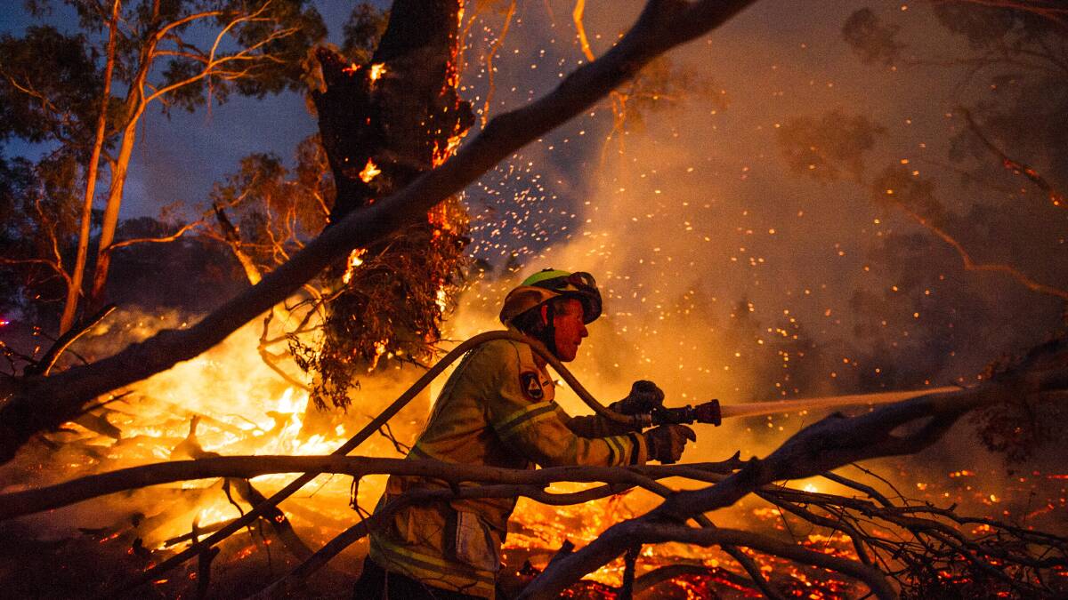 Most of Australia will face different fire conditions this summer. Picture: Dion Georgopoulos