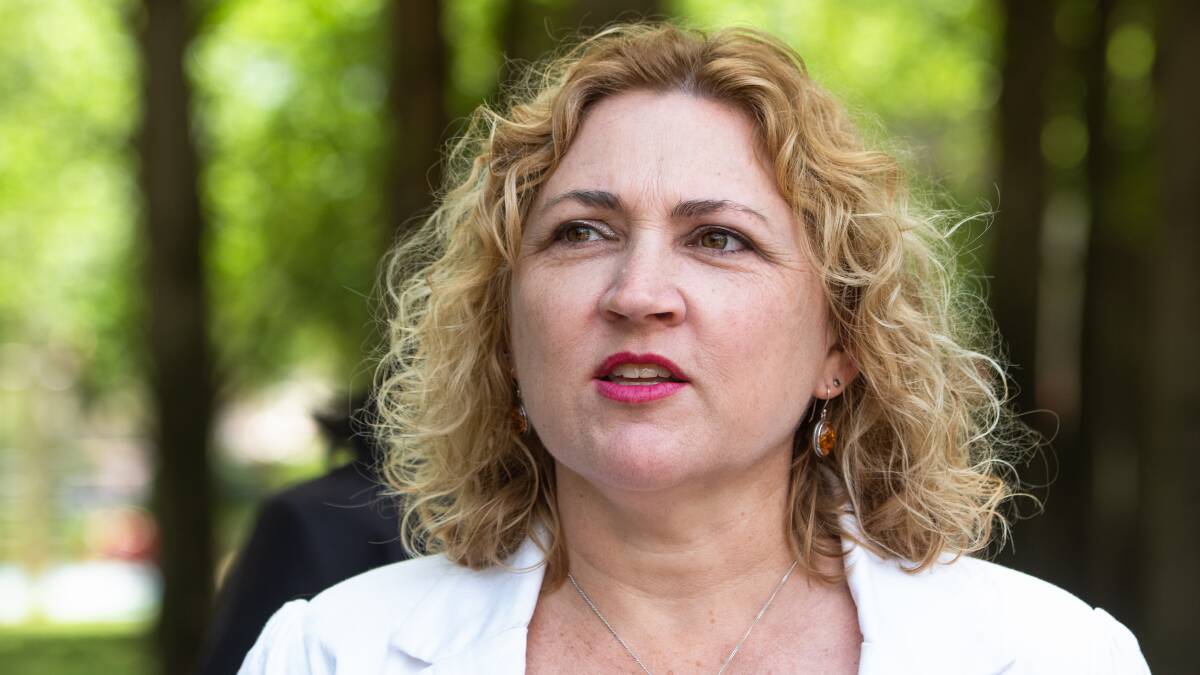 The ACT Greens' candidate for Murrumbidgee, Emma Davidson. Picture: Elesa Kurtz