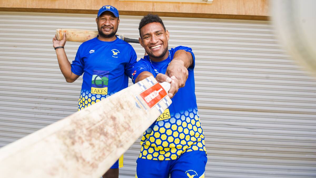 Norths imports Assad Vala and Kiplin Doriga have their sights set on next year's Twenty20 World Cup. Picture: Dion Georgopoulos