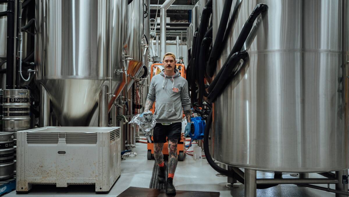Wade Hurley, head brewer of Capital Brewing Co. Picture: Supplied