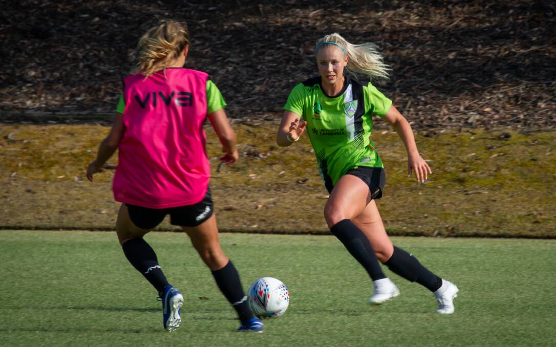 Canberra United will play Perth Glory on Friday night. Picture: Karleen Minney