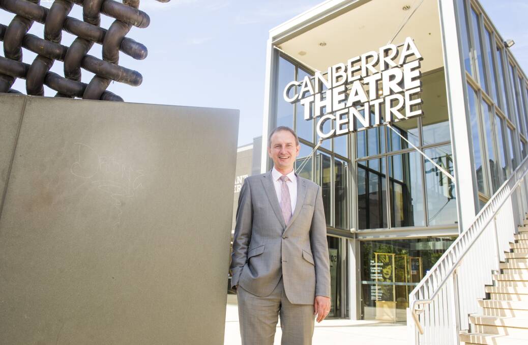 New Canberra Theatre Centre director Alex Budd. Picture: Dion Georgopoulos