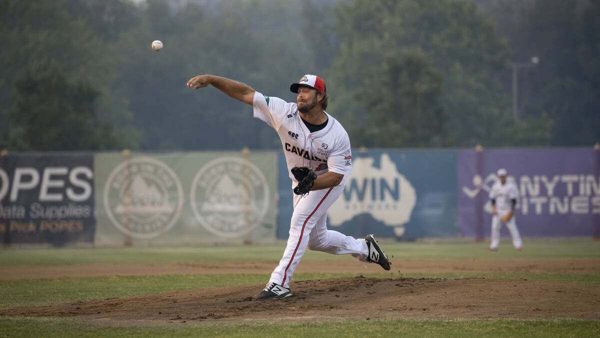 Cavalry starter J.J. Hoover has pitched through the smoke haze. Picture: Sitthixay Ditthavong