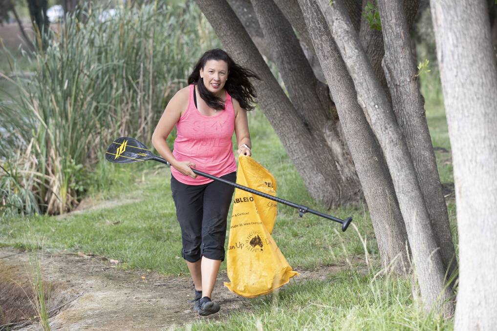 Tammy Ven Dange, who is organising the second annual Clean Up Lake Burley Griffin Day. Picture: Sitthixay Ditthavong