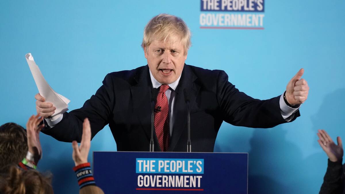 British Prime Minister and leader of the Conservative Party Boris Johnson. Picture: Getty Images