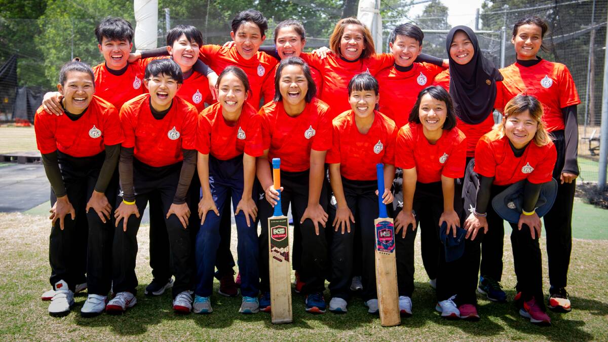 Thai women's cricket team are ready to take on the world. Picture: Elesa Kurtz