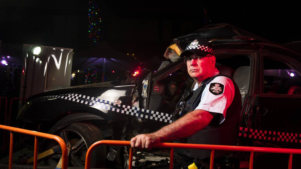 Leading senior constable Greg Munro was at the scene of John Jarvinen's fatal car accident. Picture: Dion Georgopoulos