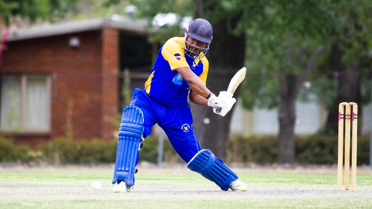 North Canberra-Gungahlin's Assad Vala blasted his side to victory. Picture: Jamila Toderas