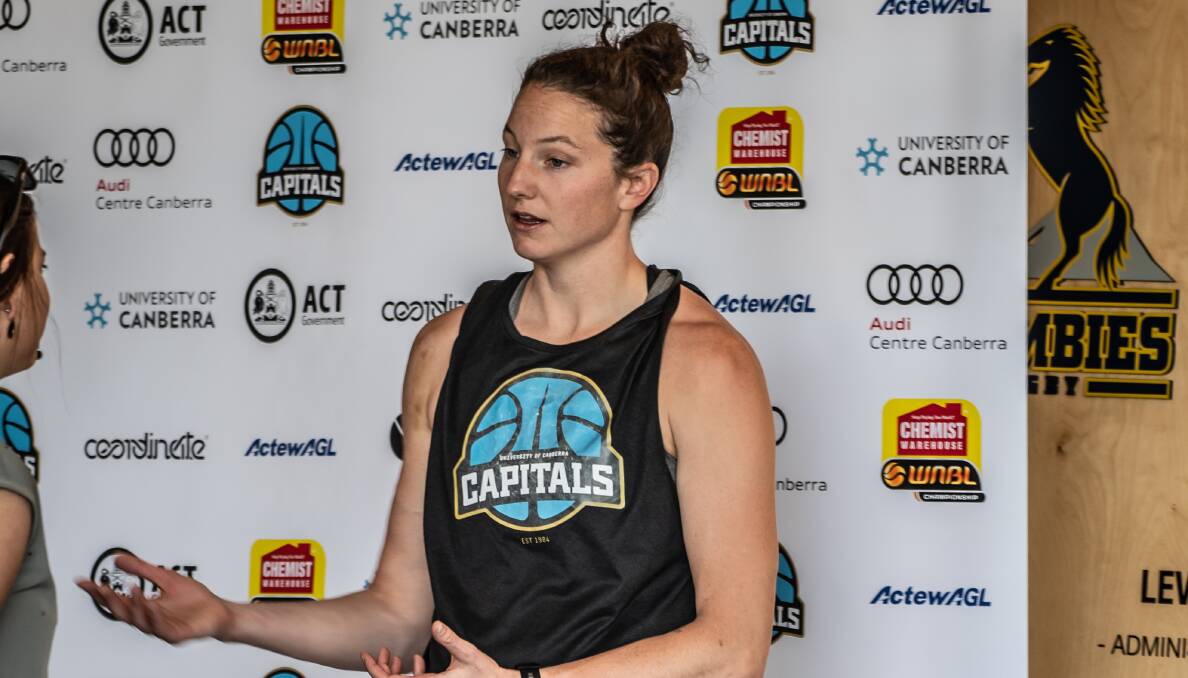 Canberra Capitals star Kelsey Griffin wants to make a difference on and off the court. Picture: Karleen Minney