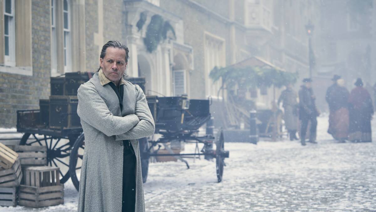 Guy Pearce as Ebenezer Scrooge in A Christmas Carol. Picture: Supplied