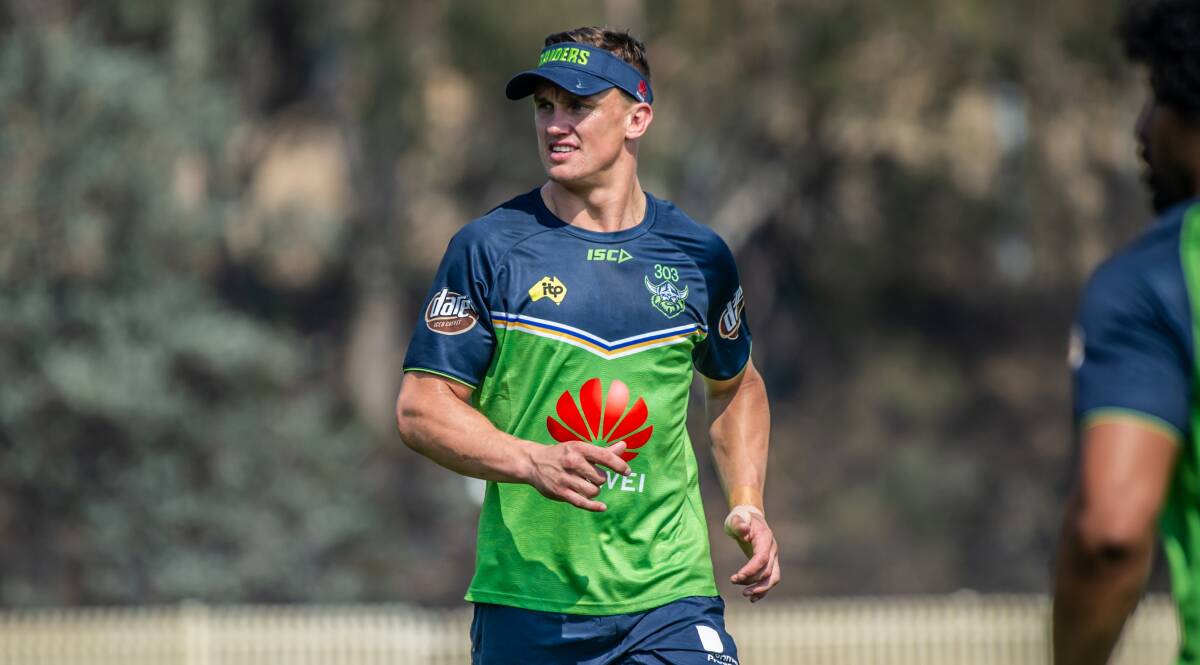 Jack Wighton will link up with George Williams in the halves for Canberra. Picture: Karleen Minney