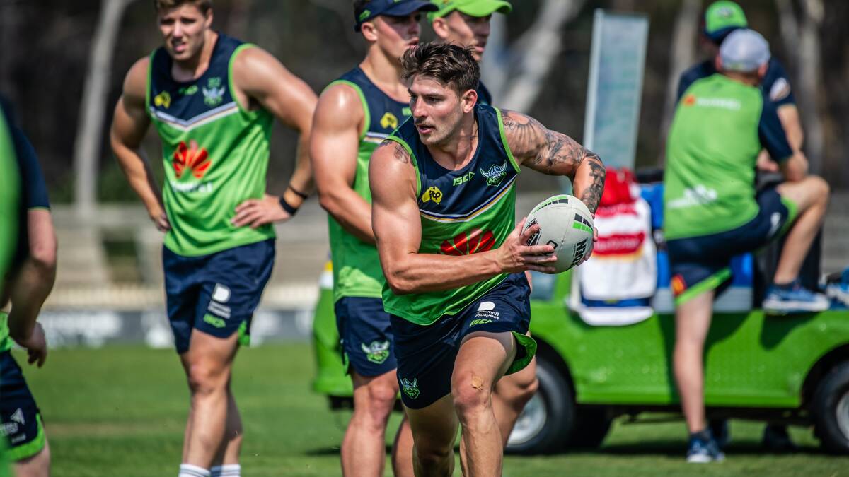 We're expecting Curtis Scott to rediscover his brilliant best in 2021 and bolster Canberra's attacking weapons out wide. Picture: Karleen Minney