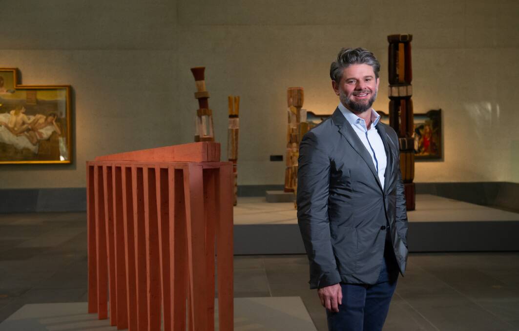 Nick Mitzevich has been at the helm of the National Gallery of Australia for more than 18 months. Picture: Elesa Kurtz