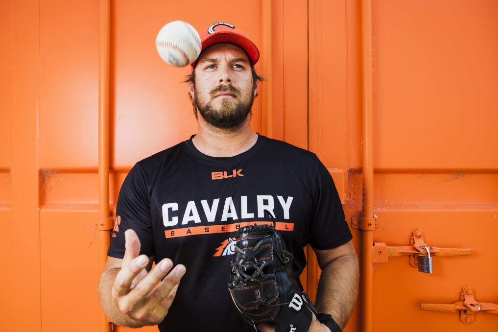 Canberra Cavalry could have more Major League talent like pitcher JJ Hoover heading their way. Picture: Jamila Toderas