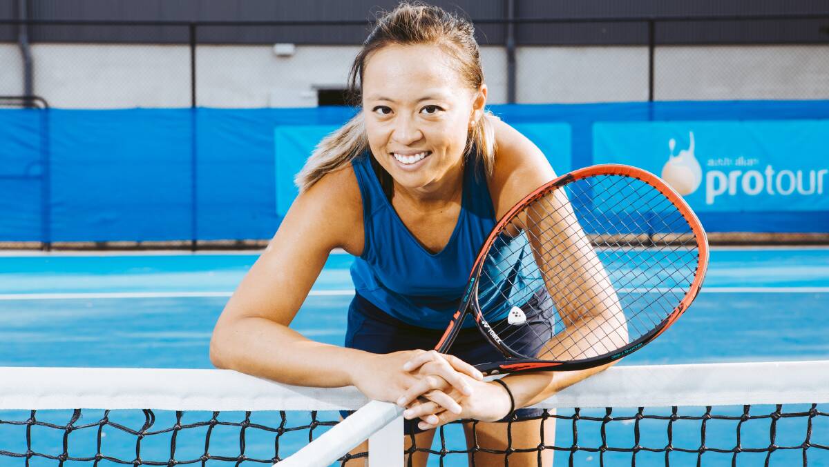 Alison Bai is hoping to return to the WTA Tour when it resumes in Australia. Picture: Jamila Toderas