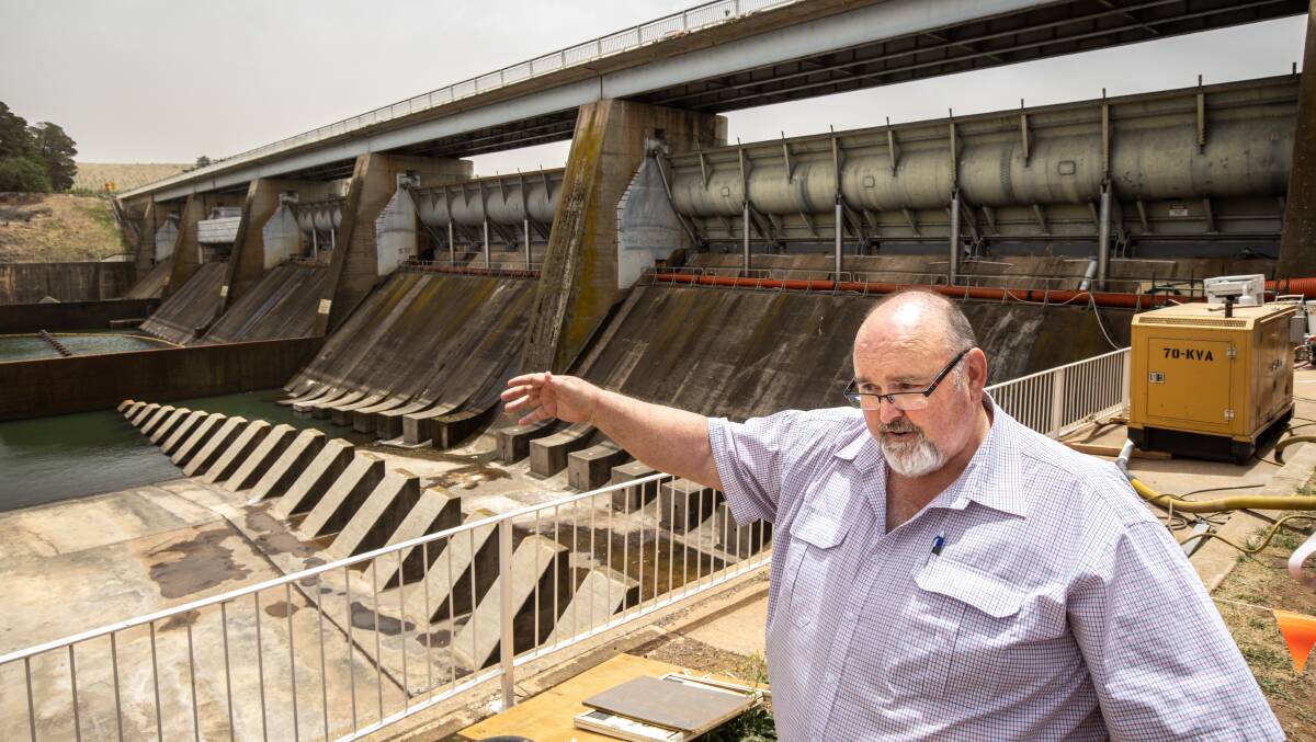 National Capital Authority director, estate management, Peter Beutel outside the dam. In the dead of night, the roar of a lion at the neighbouring zoo can break the silence. Picture: Sitthixay Ditthavong
