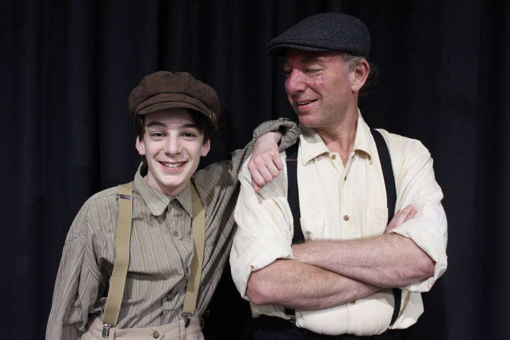 Leo and James Scott in Honest Puck Theatre's Danny the Champion of the World. Picture: Supplied