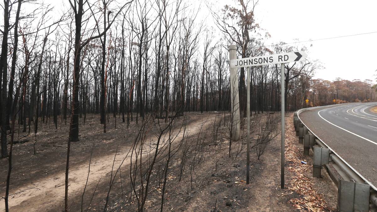 Get your claim in: An area on the corner of Johnsons and Bells Line of Roads, Bilpin, affected in the 2019-20 bushfires. Picture: Geoff Jones