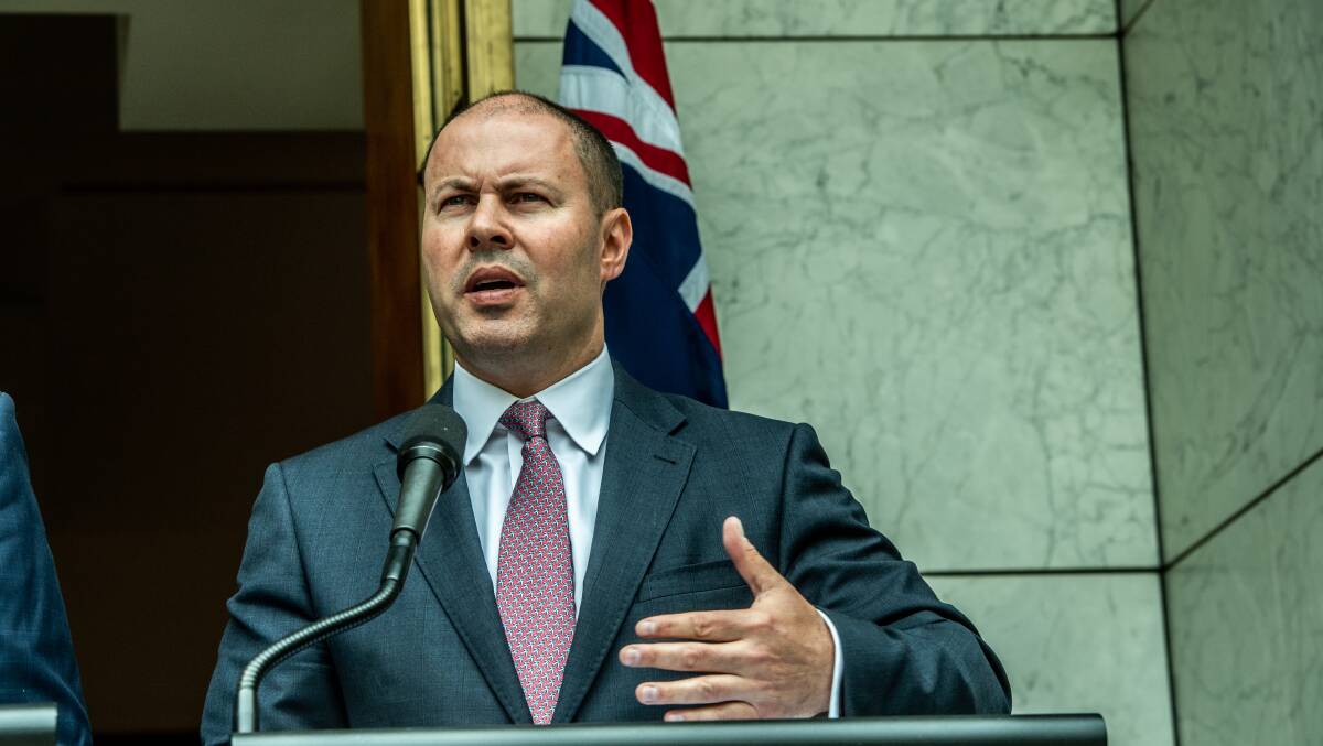 Josh Frydenberg needs to release his stimulus package now. Picture: Karleen Minney