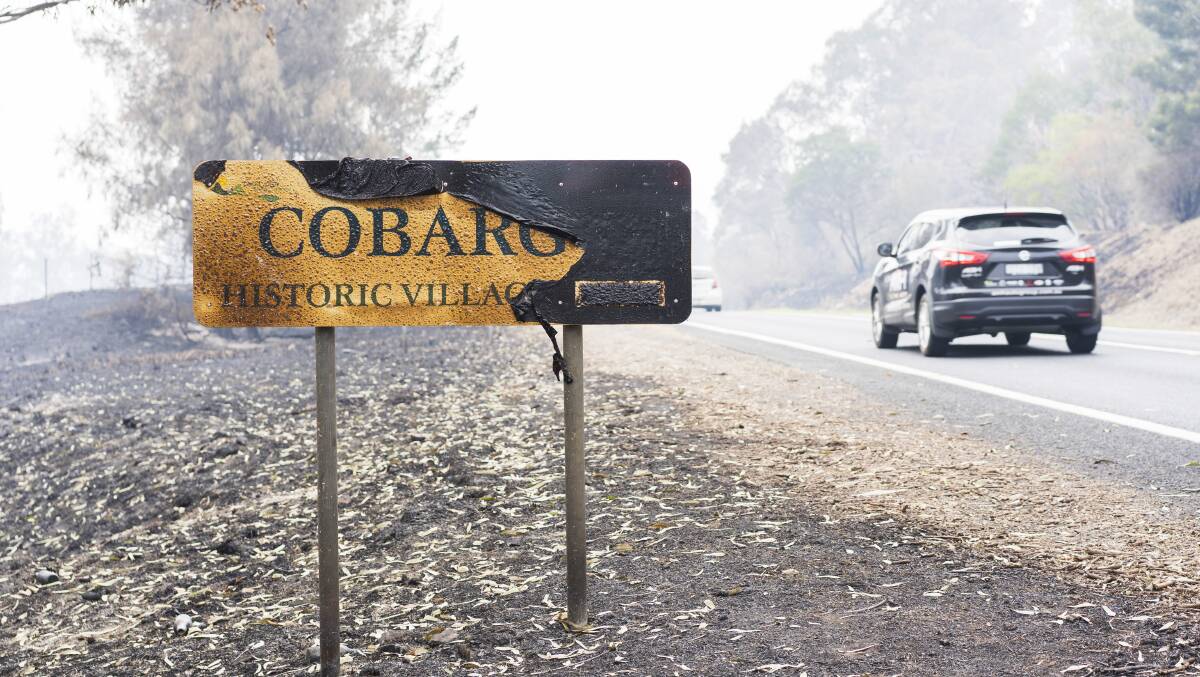 Much of Cobargo was destroyed during the bushfires over the new year. Picture: Dion Georgopoulos