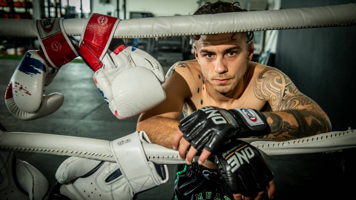 Canberra Muay Thai fighter Josh Tonna has signed a six-fight deal with One Championship. Picture: Karleen Minney