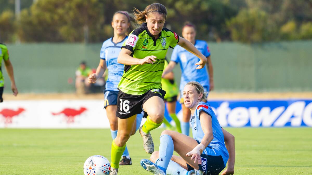 Canberra's Karly Roestbakken has received clearance to fly to Norway. Picture: Jamila Toderas
