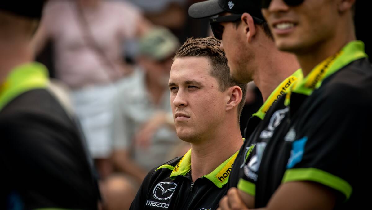 The Sydney Thunder have returned to Canberra with Matt Gilkes keen to earn a place in the XI. Picture: Karleen Minney