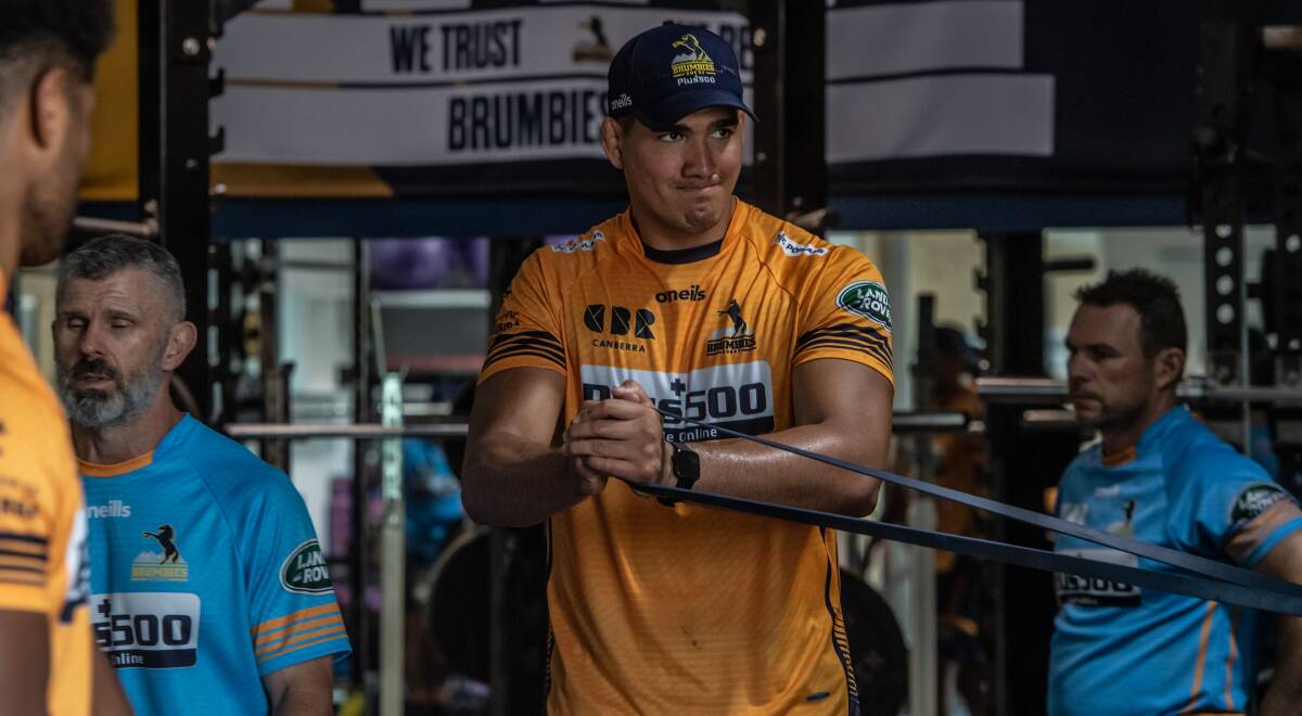 Darcy Swain will return to the starting side for the Brumbies this week. Picture: Karleen Minney