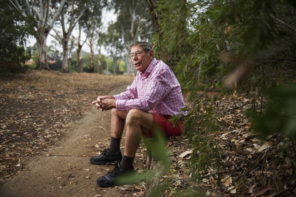 Retired CSIRO bushfire expert Phil Cheney at his home in Waramanga. Picture: Dion Georgopoulos