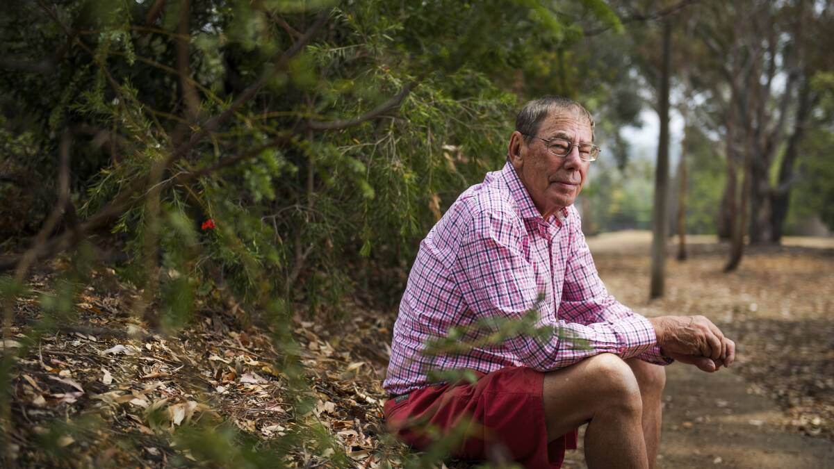 Retired CSIRO bushfire expert Phil Cheney at his home in Waramanga. Picture: Dion Georgopoulos
