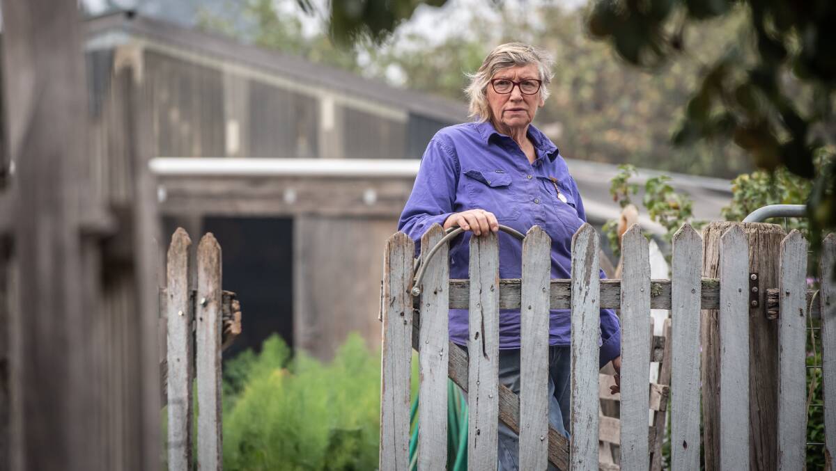 Braidwood micro farmer Bronwyn Richards has lost thousands of dollars of income this summer due to a lack of water. Picture: Karleen Minney