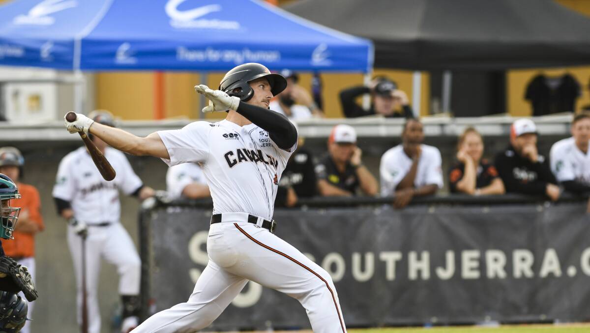 The Canberra Cavalry were scrambling to field a team in their opening series which was eventually scrapped. Picture: Dion Georgopoulos